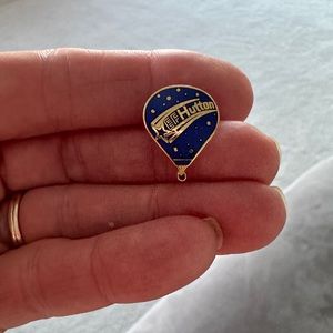 Vintage EF Hutton Hot Air Balloon Advertising Lapel Pin